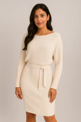 2pcsスーツレディースソリッドストライプ長袖トップス&タイトサスペンダースカートファッション秋冬スリム服