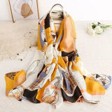 Lightweight And Smooth Sun Protection Scarf-Yellow-1