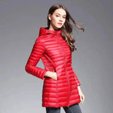 Warm Quilted Women's Jacket with Zipper-1