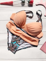 Swimwear Bikini Set Summer Women Swimsuit Tankini Push-1