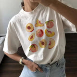 Fruit Pattern Casual T-Shirt-1