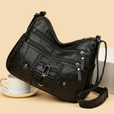 Knitted Messenger Bag for Women – Spacious, Minimal & Korean-Inspired