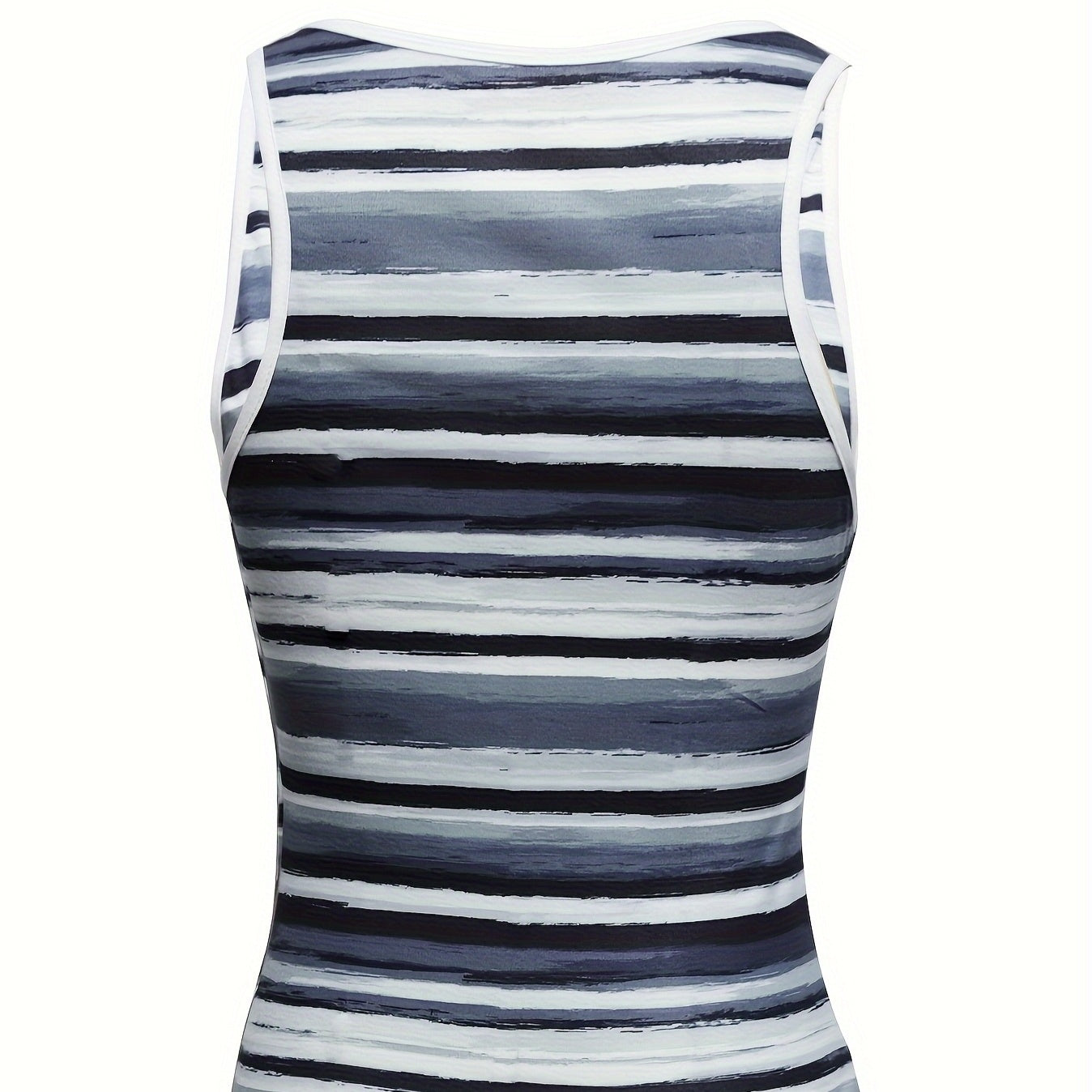 Ladies' V-Neck Striped Camisole Vest | Fashionable and Casual Sleeveless Top