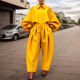 Chic Bell Sleeve 2-Piece Set