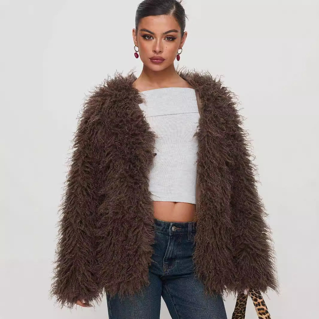 Chic Faux Fur Winter Jacket