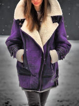 Thickened Faux Fur One-Piece Coat