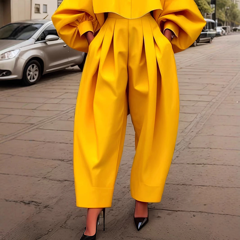 Chic Bell Sleeve 2-Piece Set