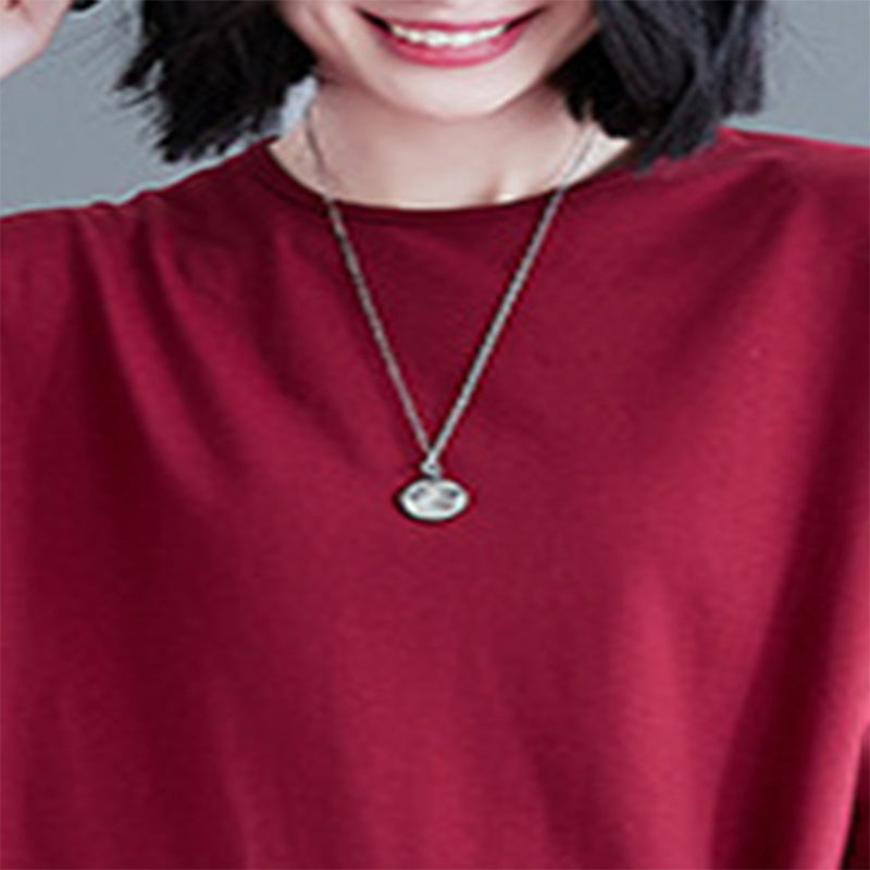 Relaxed Long Sleeve Midi Dress