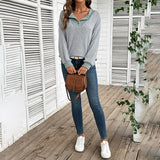 Color Block V-Neck Pullover