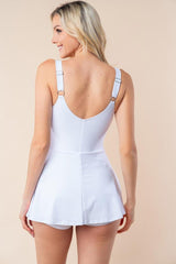 White Birch Sleeveless Performance Knit Swim Dress-2