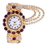 All-match Ladies Diamond Claw Chain Quartz Watch-7