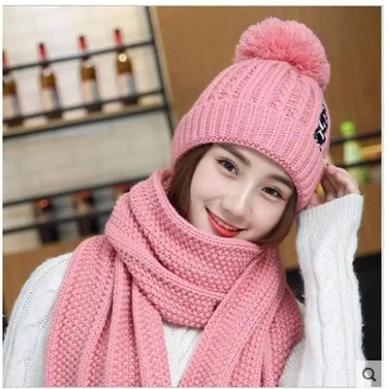 All-match woolen hat-Pink-6