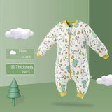 Baby Sleepsacks Cartoon Pattern Baby Sleeping Bag Carriage-YellowThickness-5