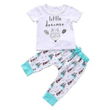 born Baby Clothes Set T-shirt Tops+Pants Little Boys and-2