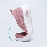 Casual Shoes Sock Slip On Flat Shoes For Women Sneakers Casual Soft Sole Walking Sports Shoe-9