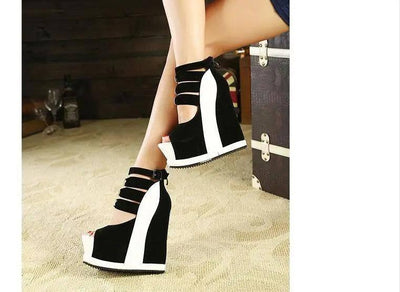 Summer New Genuine Women Platform-8