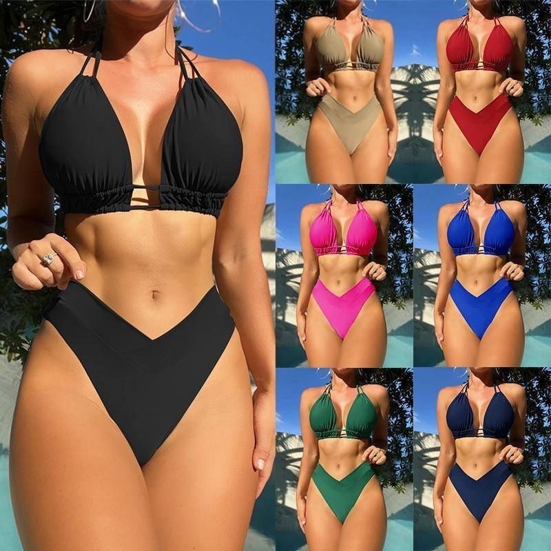 Chic High-Waisted Bikinis Trendy for Every Body-1