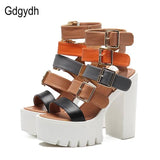 Chunky Platform Sandals: High Fashion Footwear-2