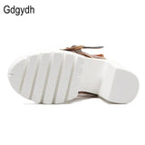 Gdgydh Women Sandals High Heels Summer Fashion-5