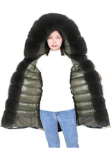 Coat Fur With Detachable Inner Liner Placket-4