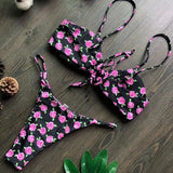 Chic Pink Bikini Set - Trendy Beachwear-DY18-25