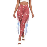 Colorful Little Mermaid Fin Mermaid Digital Print Hip Lift-B2421023-12