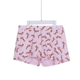 LOVEMI - Dachshund print shorts