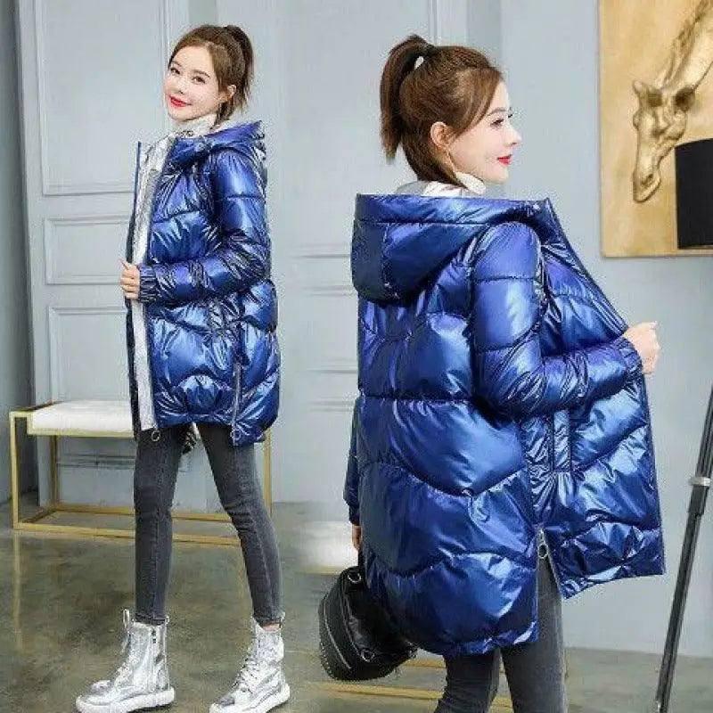 Disposable Cotton Coat Women Bright Face-Royal blue-6