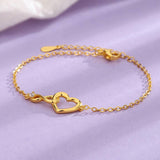 Elegant Heart Charm Bracelets for Women-3