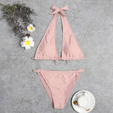 Fashion Bikini European And American Sexy Bikini Solid-3