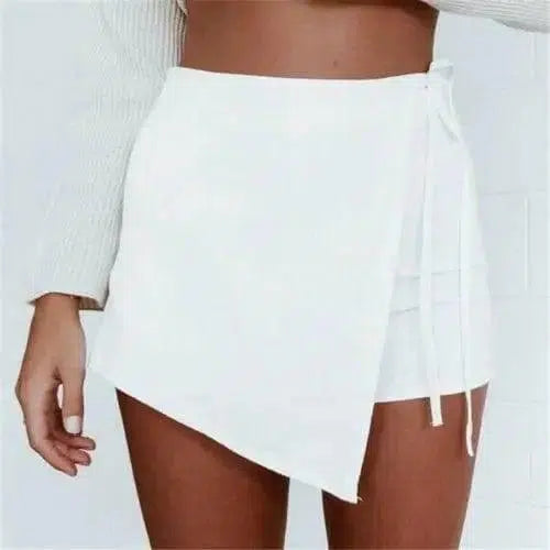 Fashion Sexy Lady Women Shorts Summer Sexy Hot Casual High-White-4