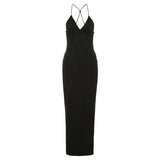 Fashion Women's Fashion Clothing Dress-Black-4