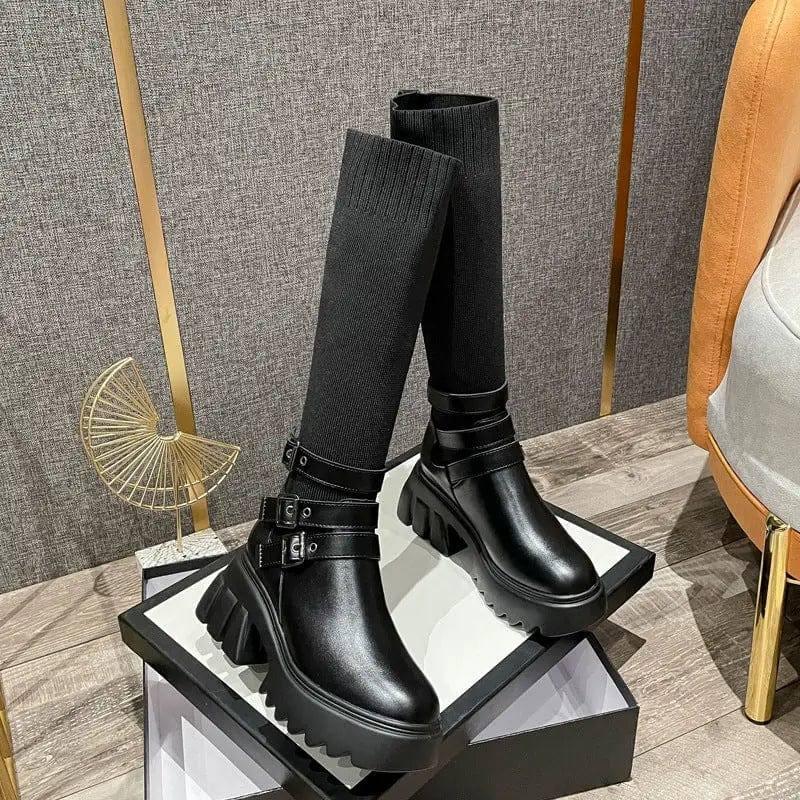 Fat MM Was Thin Knight Boots Women-1