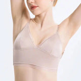 French Ice Silk Lingerie Female Halter Neck Big-1