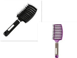 Hairbrush Anti Klit Brushy Haarborstel Women Detangler Hair-SetD-40