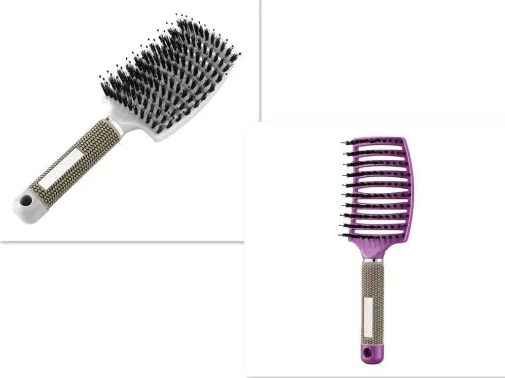 Hairbrush Anti Klit Brushy Haarborstel Women Detangler Hair-SetF-42