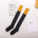 Harajuku Women's Stockings And Stockings-Yellow edge-5