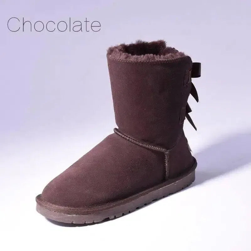 High Quality SALE Women Australia Snow Boots Warm Fur-Chocolate-6