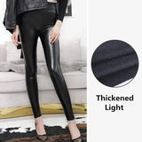 LOVEMI - Lovemi - High Waist Leather Leggings