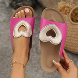 Hollow Love Sandals-Rose Red-8