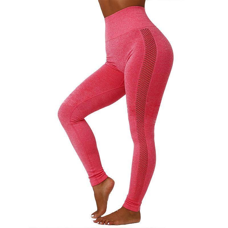 Hollow Breathable Yoga Pants-4