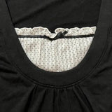 Korean Kawaii Patchwork Women T-shirt Y2K Aesthetic Vintage-3