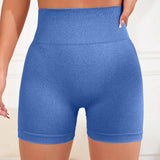 Ladies' High Waist Pants Hip Lifting Three-point Yoga Shorts-2