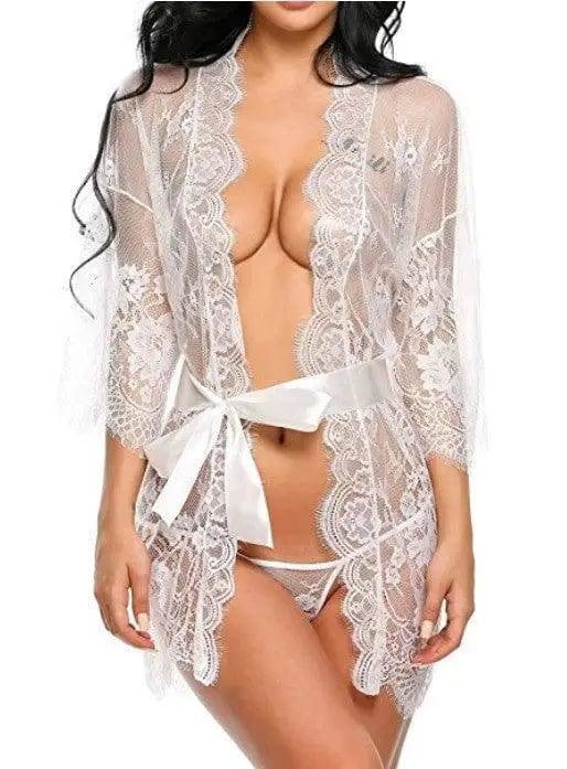 Ladies sexy kimono-style lingerie-4