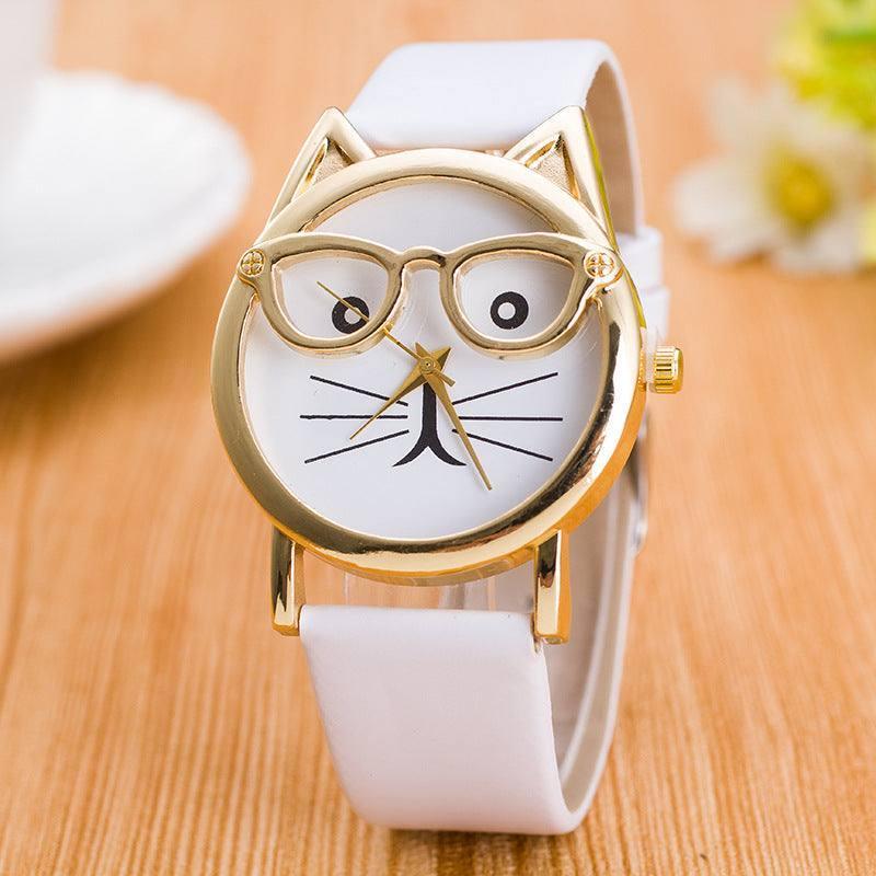 Lovely Cartoon Children Watch-White-13