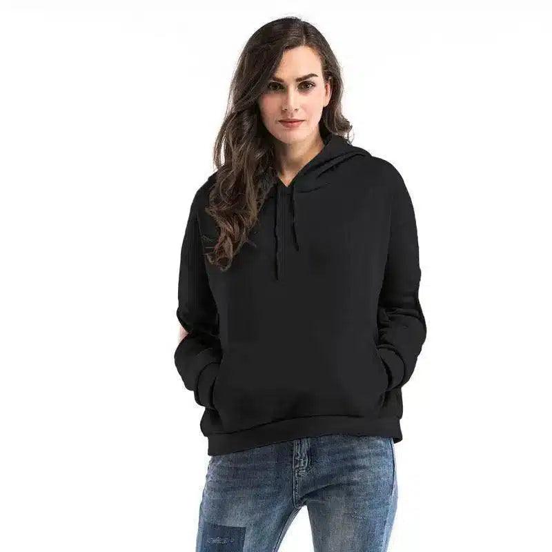 LOVEMI - Lovemi - A fleecy hooded hooded hoodie