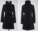 LOVEMI - Lovemi - Belted woolen coat with slim collar