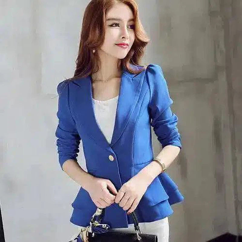 Boss Moves Single Breasted Blazer-Blue-4