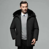 Daddy Clothes Winter Jacket Father-Black-3