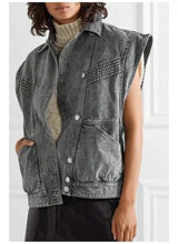 LOVEMI - Lovemi - Denim jacket with detachable sleeves